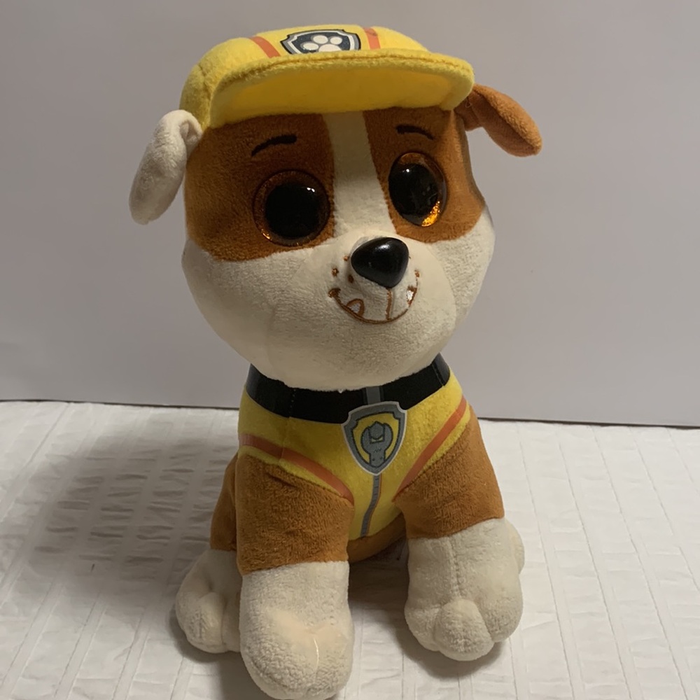 Ty Paw Patrol Rubble 9” Plush Beanie Boo